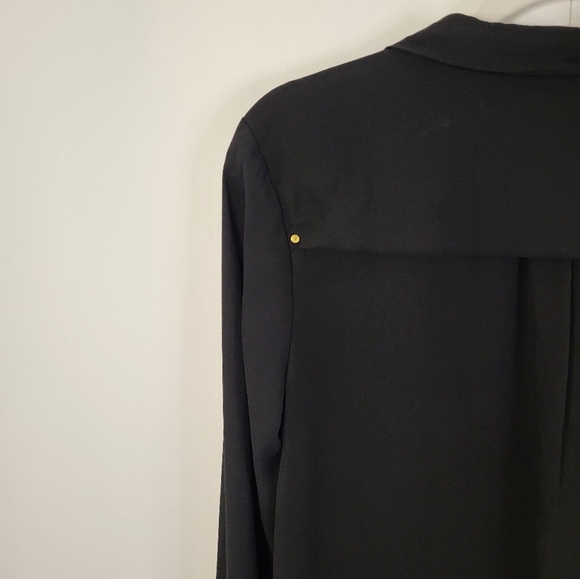 H&M Long Sleeve Blouse Top Button Down Size 2 - Picture 8 of 8